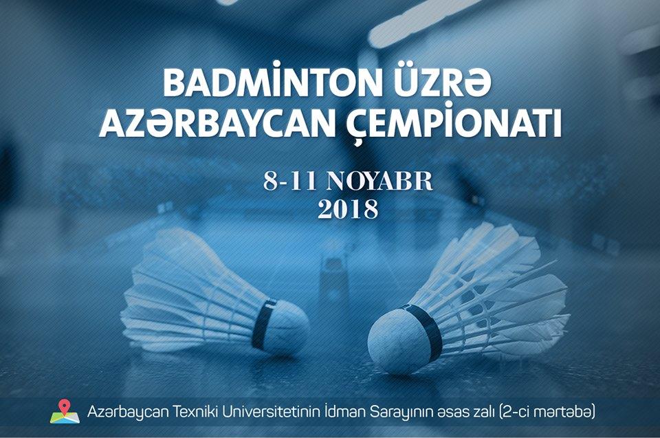 Badminton üzrə Azərbaycan çempionatı başlayır