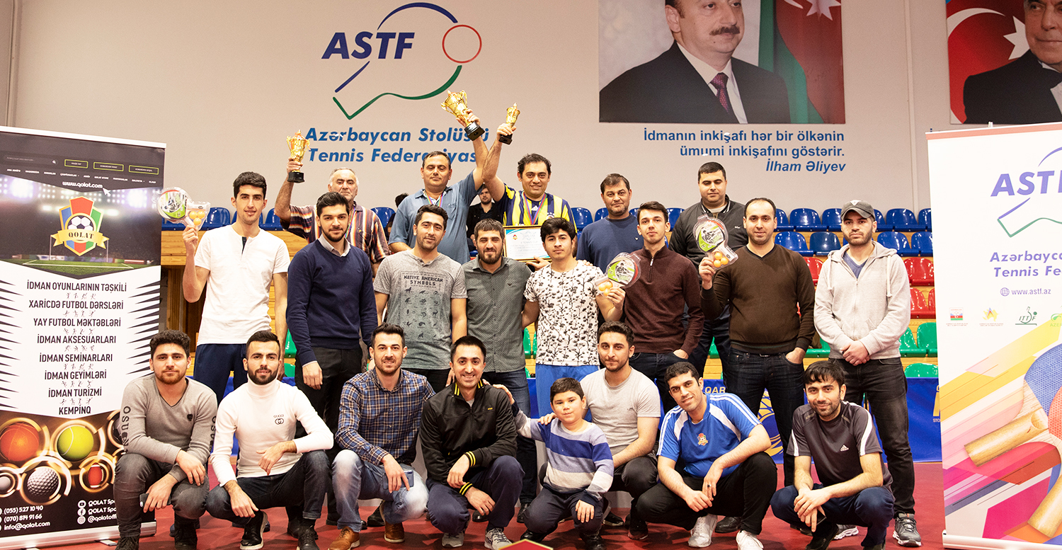 Həvəskarlar arasında II Stolüstü Tennis Çempionatı - QALİBLƏR