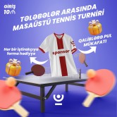 Tələbələr arasında Stolüstü tennis turniri