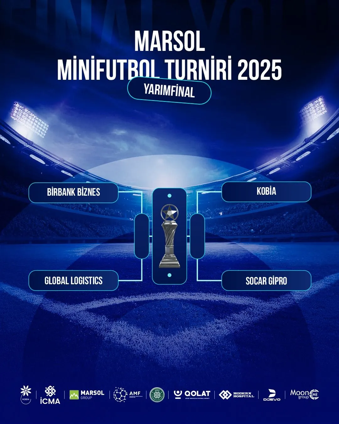 MARSOL Mini Futbol turniri 1/4 Final mərhələsi