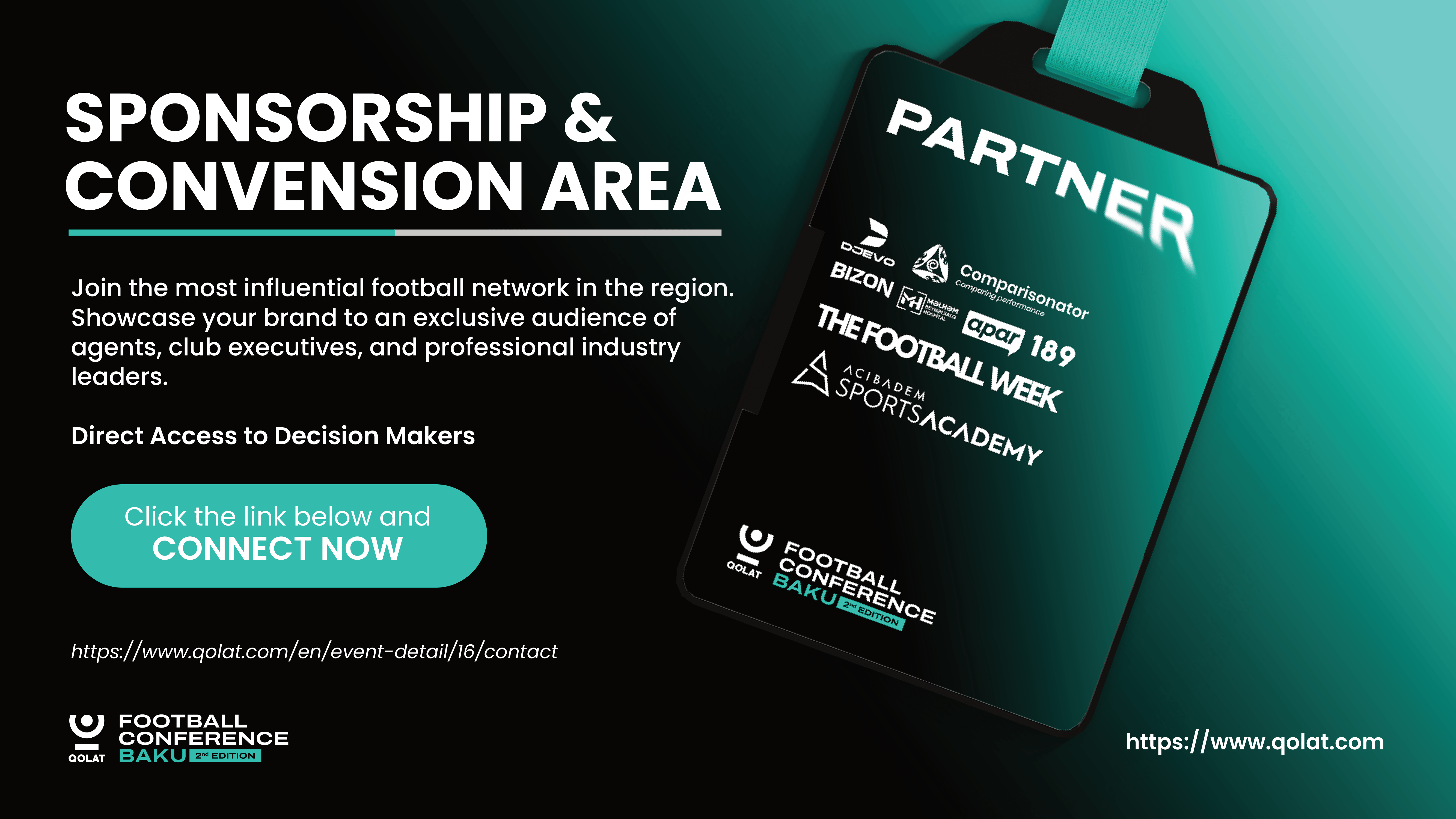 Sponsorship & Convention Area - Become a Partner